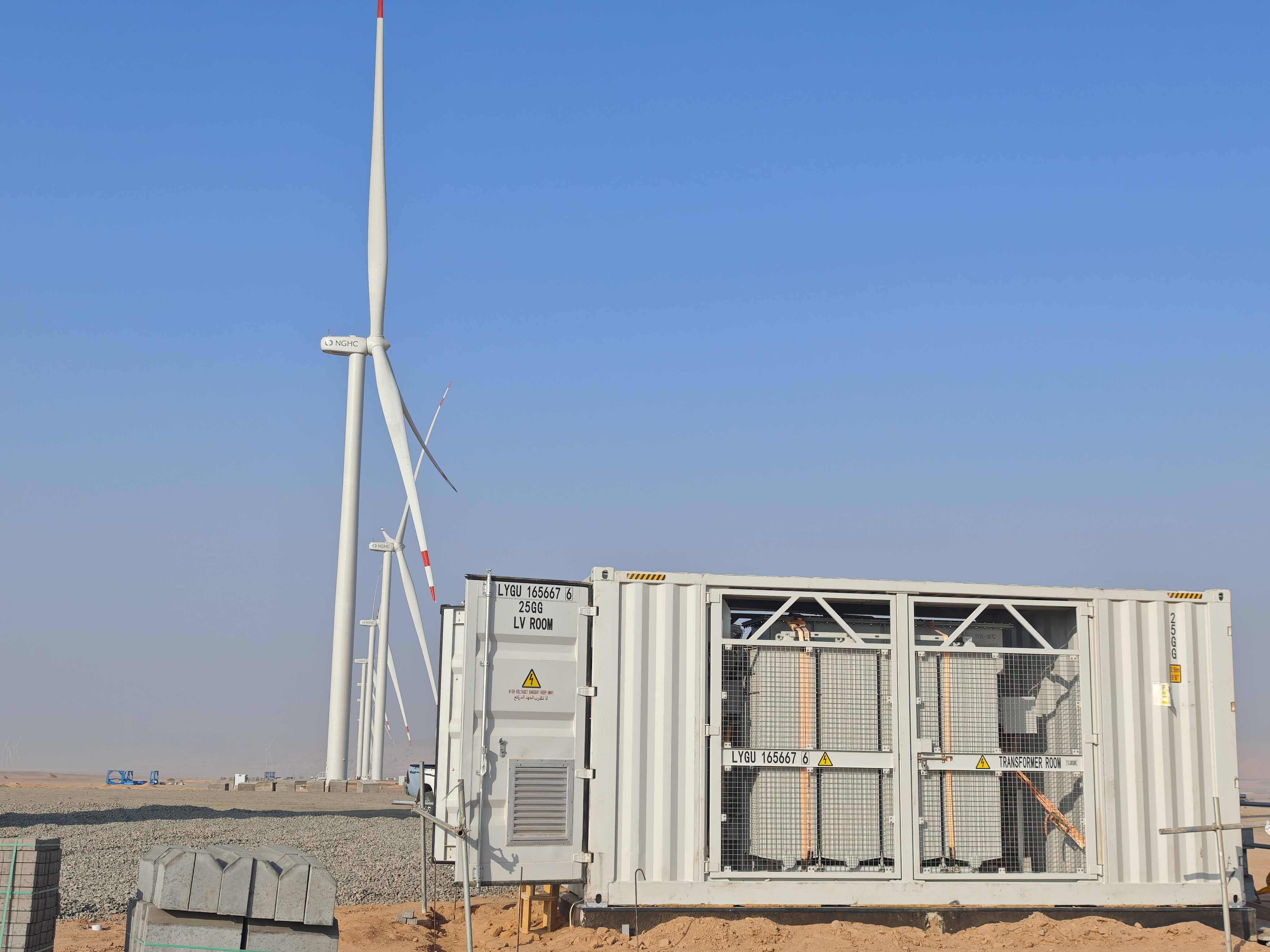 Onshore Wind Farm Project 7200kVA Transformer Substation