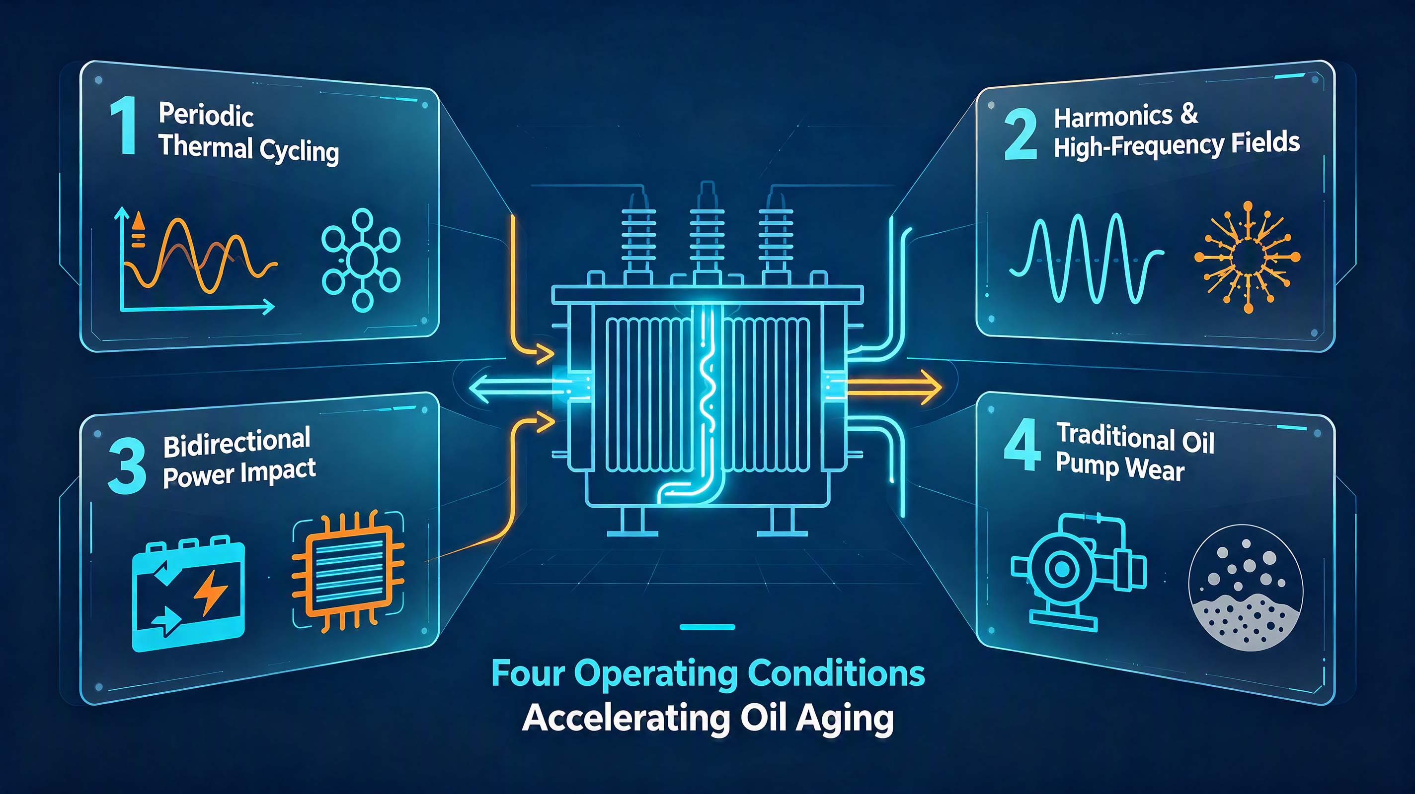 Four Conditions Accelerating Transformer Insulating Oil Aging Four Conditions Accelerating Transformer Insulating Oil Aging