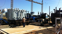 20MVA Oil Transformer under Installation (DUNCANVILLE Substation)