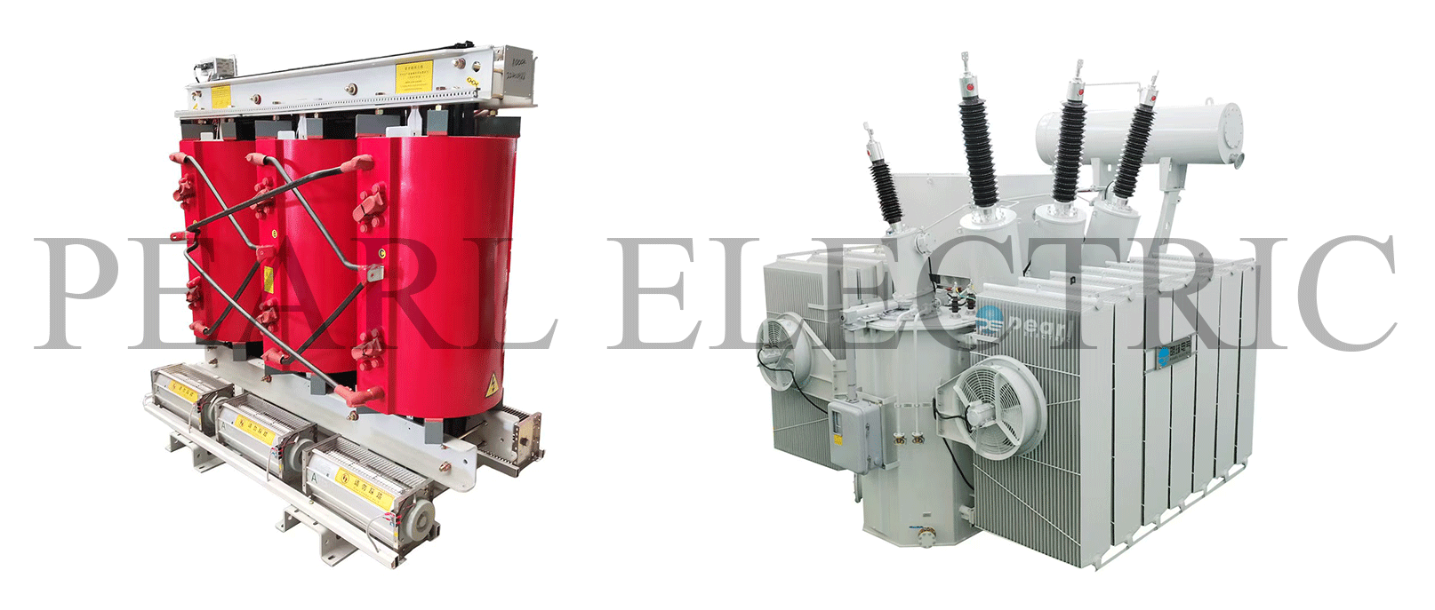 Dry-type transformers and oil-immersed transformers