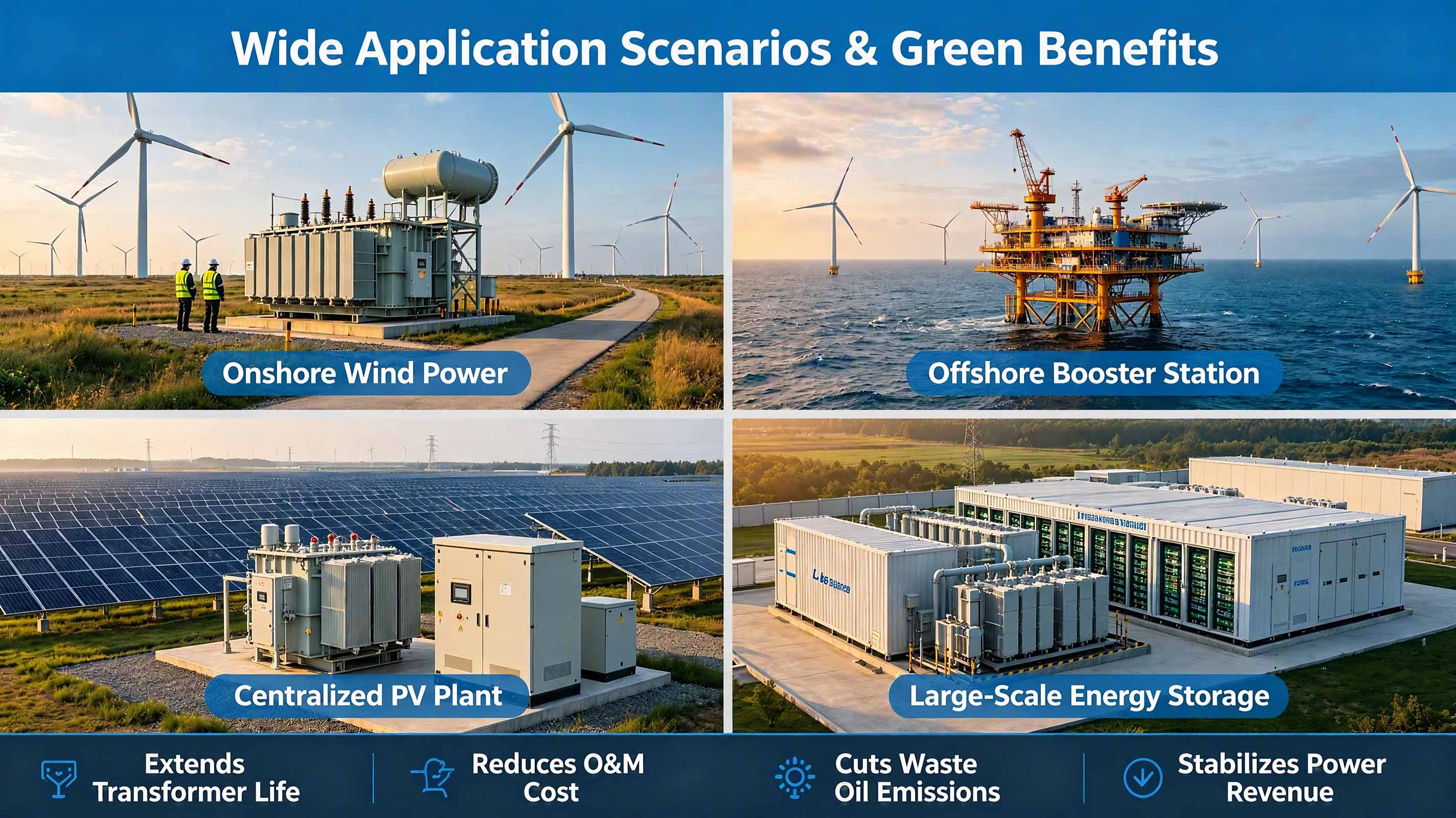 Transformer Wide Application Scenarios & Green Benefits
