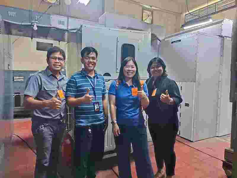 Pearl Electric engineers conduct a post-sales inspection for the National Power Corporation (NPC) of the Philippines
