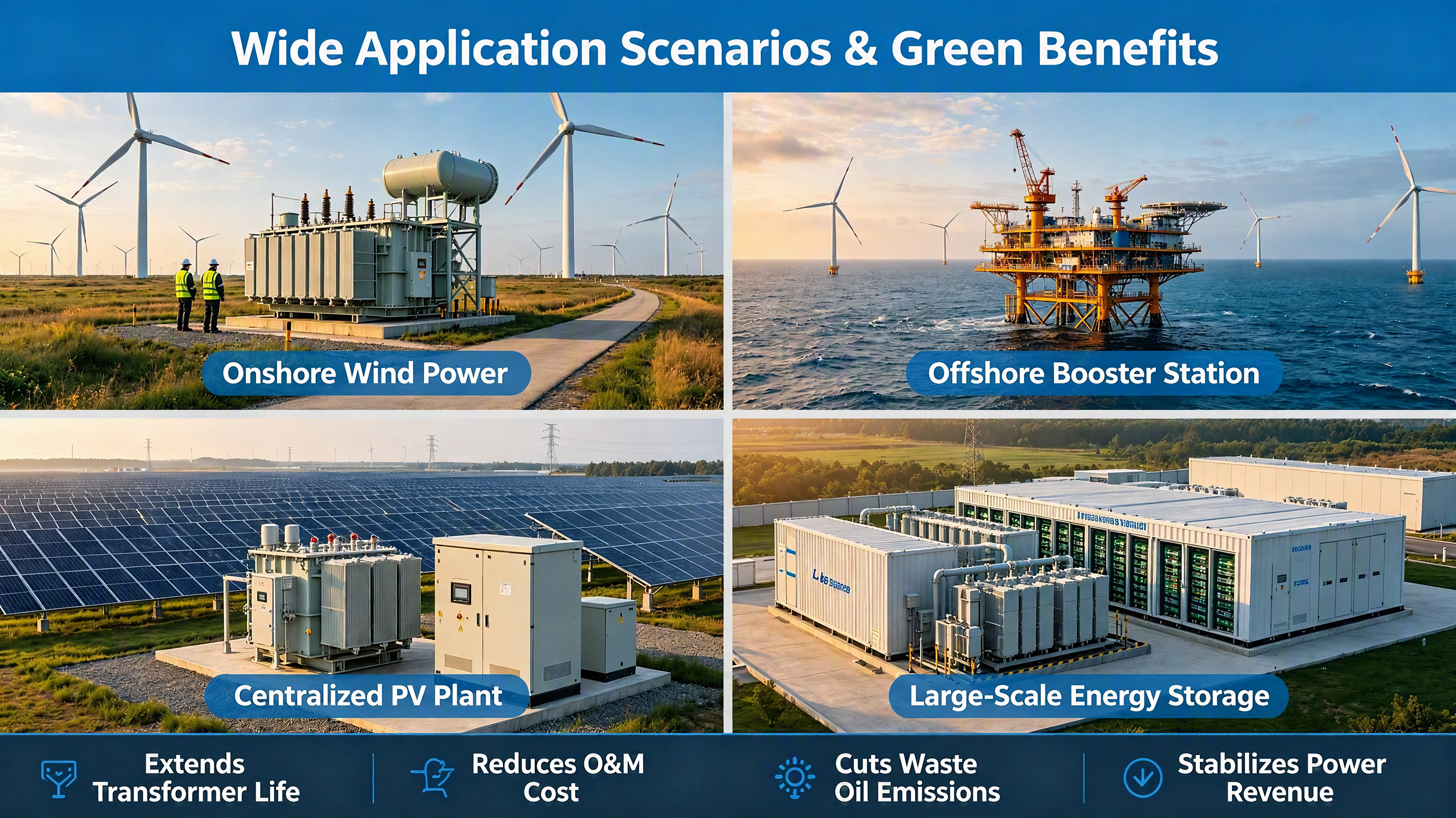 Transformer Wide Application Scenarios & Green Benefits