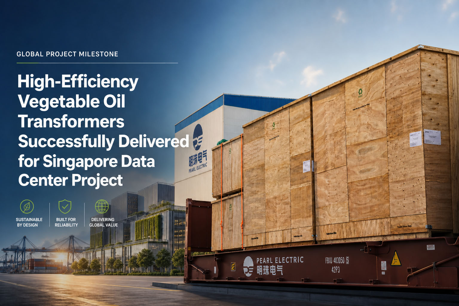 High-Efficiency Vegetable Oil Transformers Successfully Delivered for Singapore Data Center Project.jpg